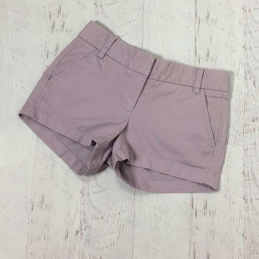J. Crew Chino Purple Lavender Shorts Size 00